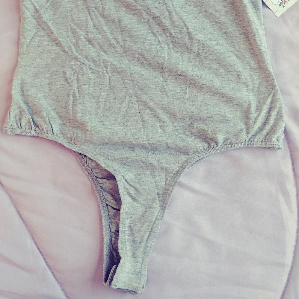 Gray Women's Body Suit / Onesie - Picture 4 of 4